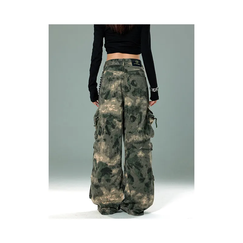 YIXIAOMO Cargo Pants Women's-6