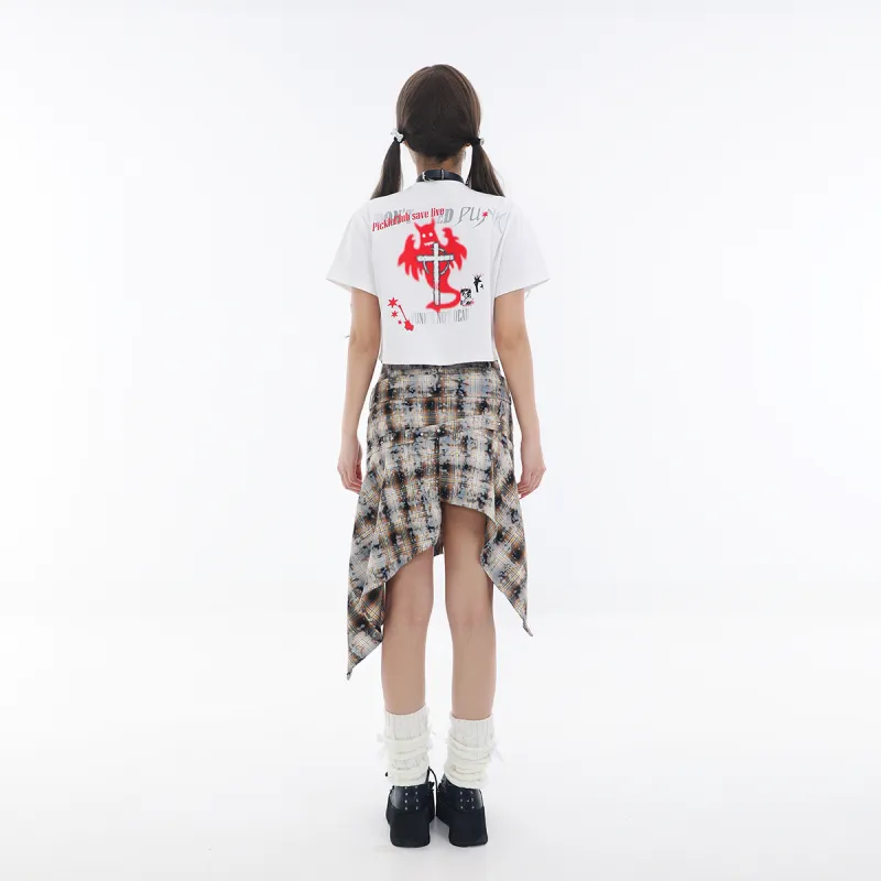 LBPC x Beam Mix With Kimchi Casual Short Skirts Women's-6