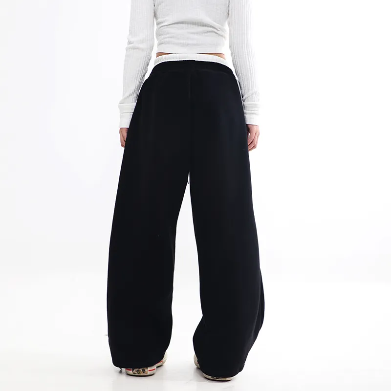 LBPC x LIANGBANPAOCAI LIANMINGKUAN Casual Pants Unisex Black-5