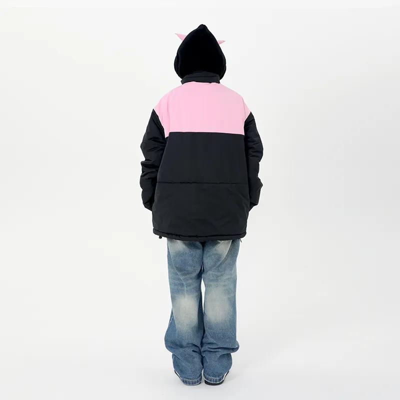 LBPC x LIANGBANPAOCAI,LIANMINGKUAN Puffer Jacket Women's Pink-4