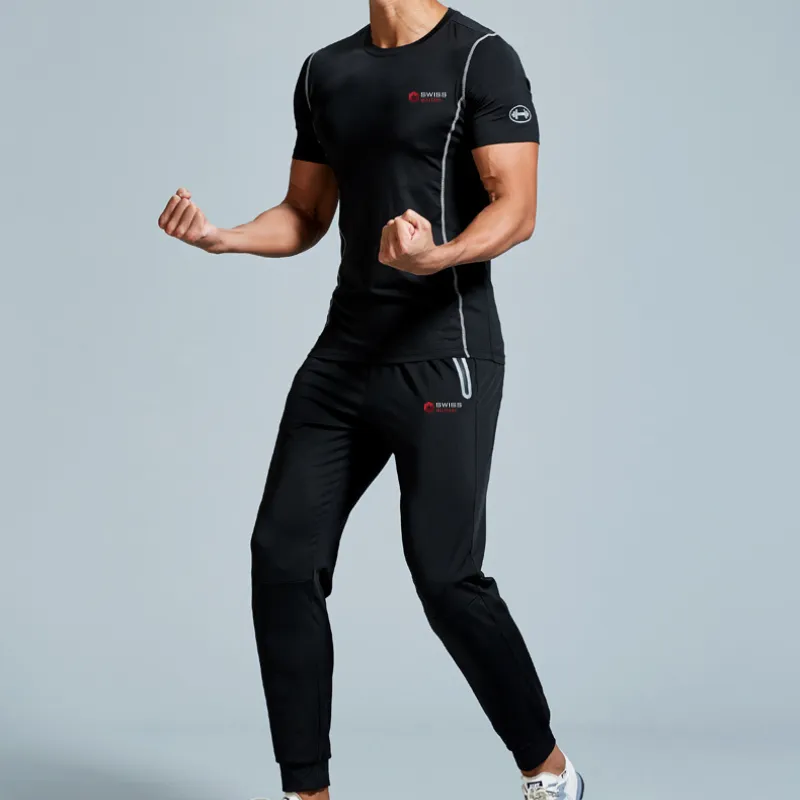 SWISS MILITARY Casual Sportswear Unisex Black-1