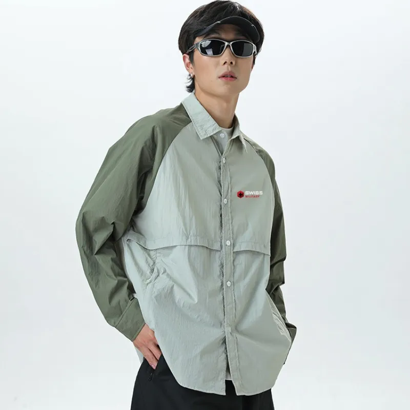 SWISS MILITARY Breathable UV Protection Sun Protection Clothing Unisex-6