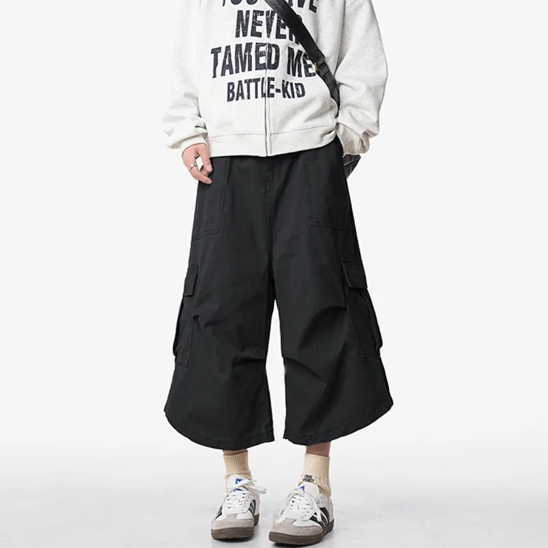 SIMPLE RIMLESS/SRME Cargo Pants Unisex-2