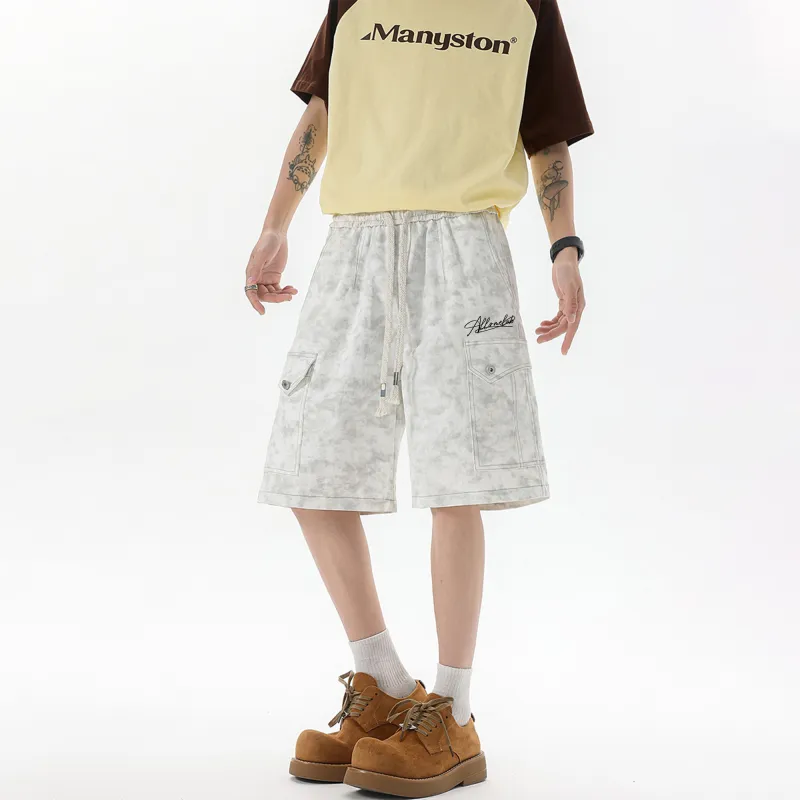 SIMPLE RIMLESS/SRME Casual Shorts Unisex-8