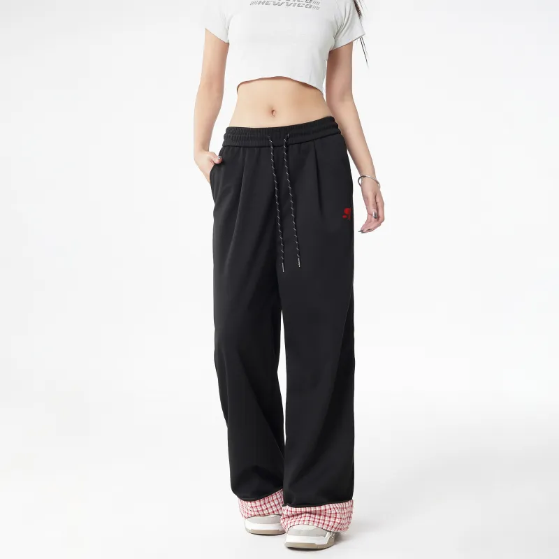 SIMPLE RIMLESS/SRME Casual Pants Unisex Black-3