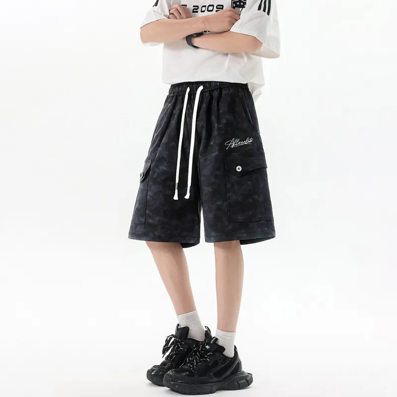 SIMPLE RIMLESS/SRME Casual Shorts Unisex-4