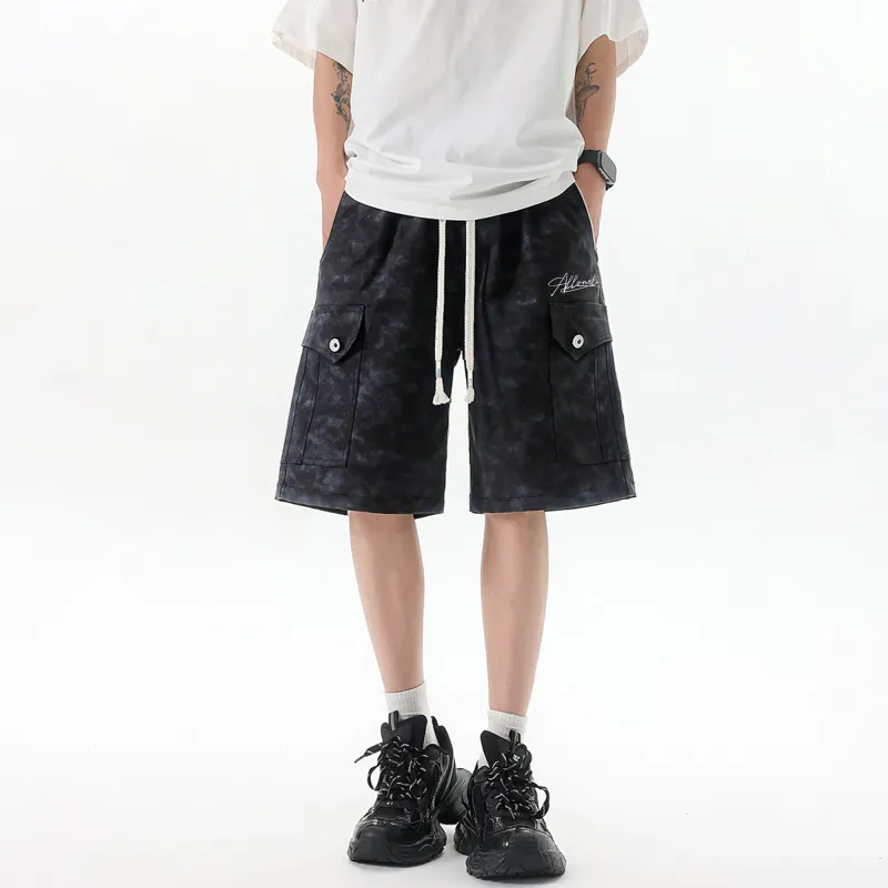 SIMPLE RIMLESS/SRME Casual Shorts Unisex-3