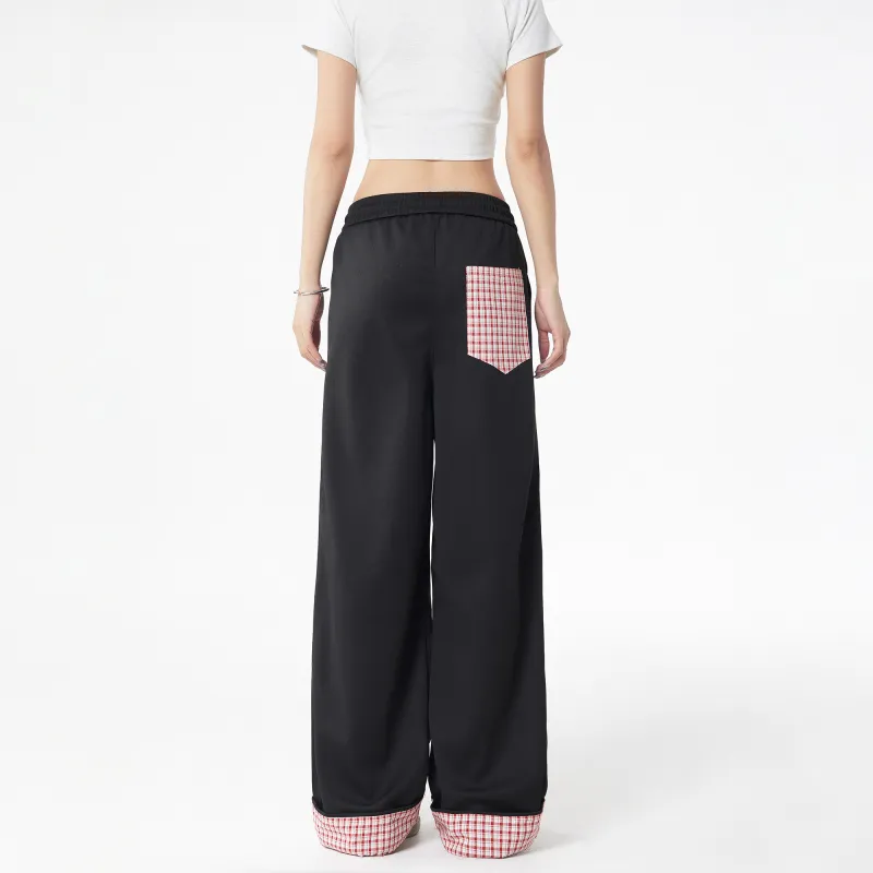 SIMPLE RIMLESS/SRME Casual Pants Unisex Black-5
