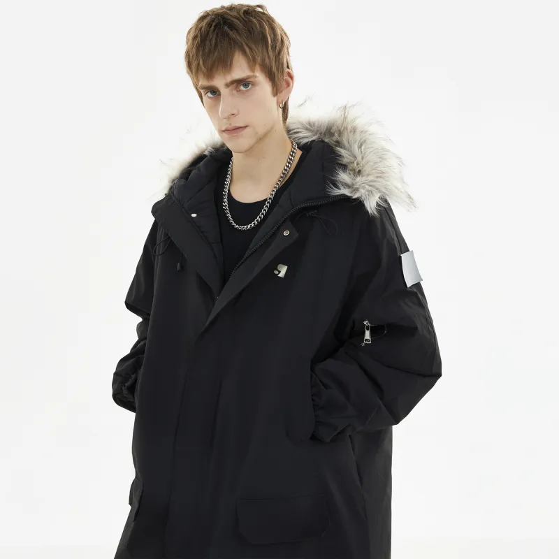 SIMPLE RIMLESS/SRME Puffer Jacket Unisex-5