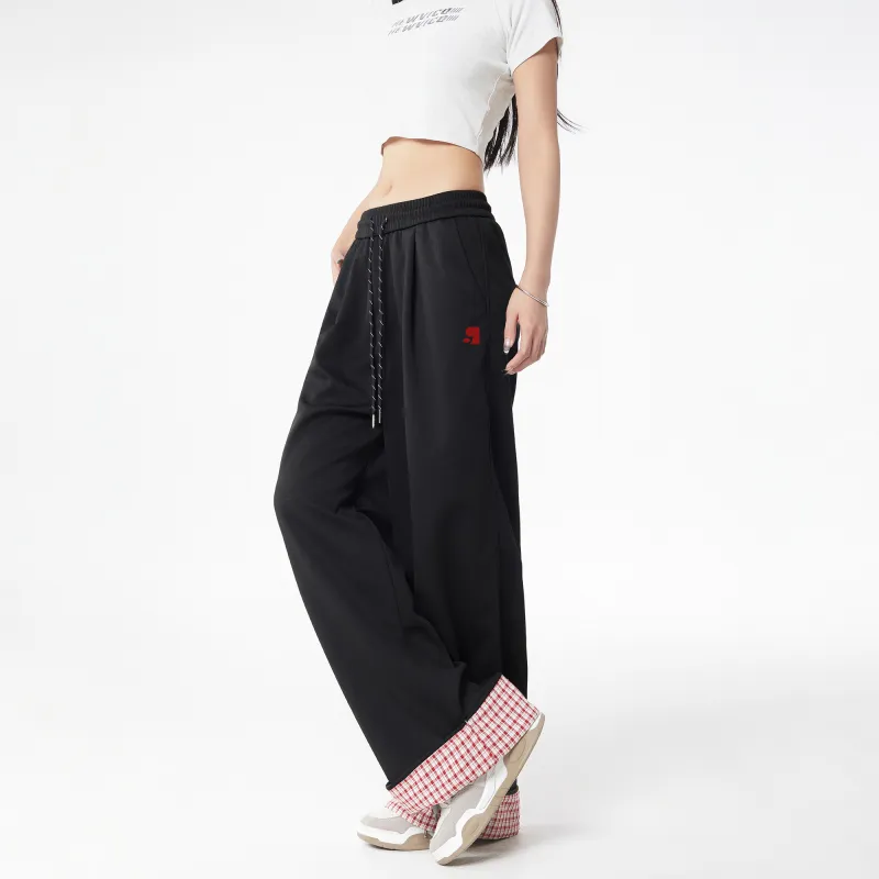 SIMPLE RIMLESS/SRME Casual Pants Unisex Black-4