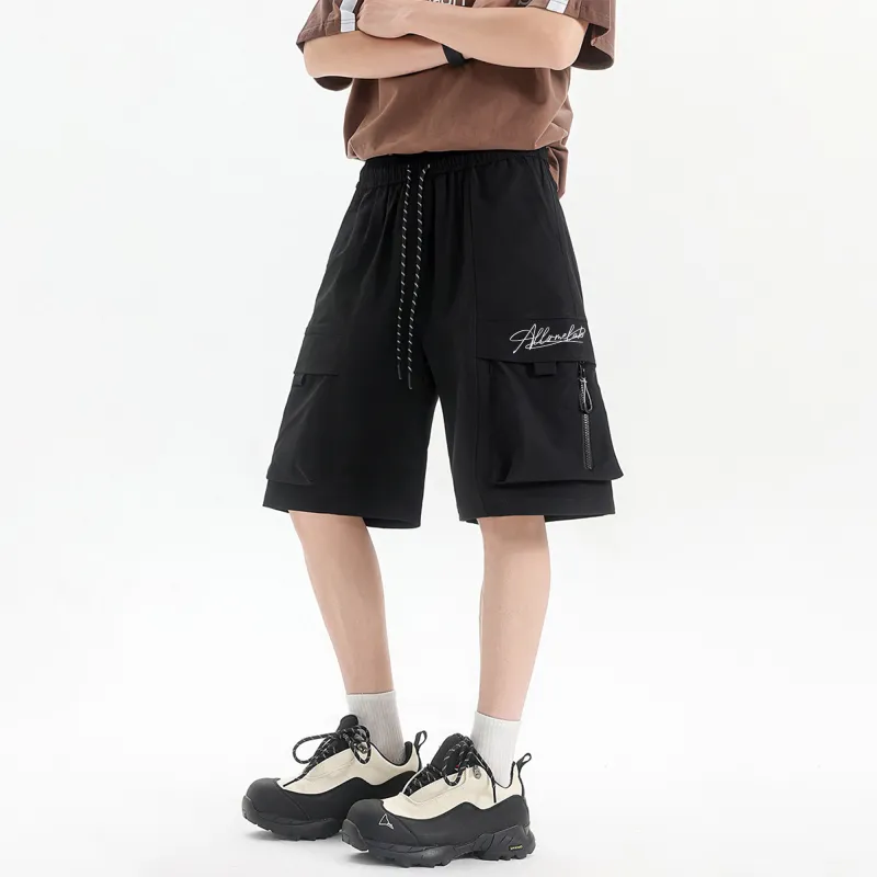 SIMPLE RIMLESS/SRME Casual Shorts Unisex-2