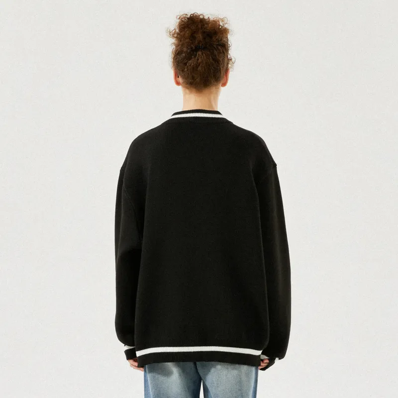 SIMPLE RIMLESS/SRME Knitwear Unisex Blue-4