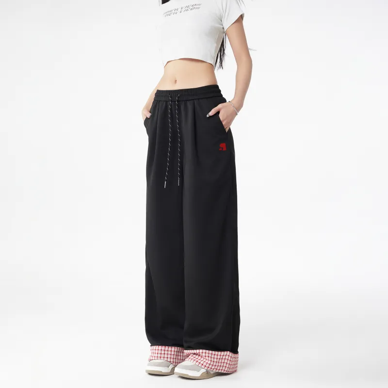 SIMPLE RIMLESS/SRME Casual Pants Unisex Black-2