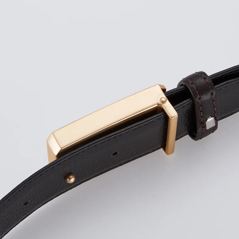 GUSKI Top Grain Cow Leather Smooth Buckle Belt, Elegance Pants Belt Men's Width 3.4cm Gift Box Set-11