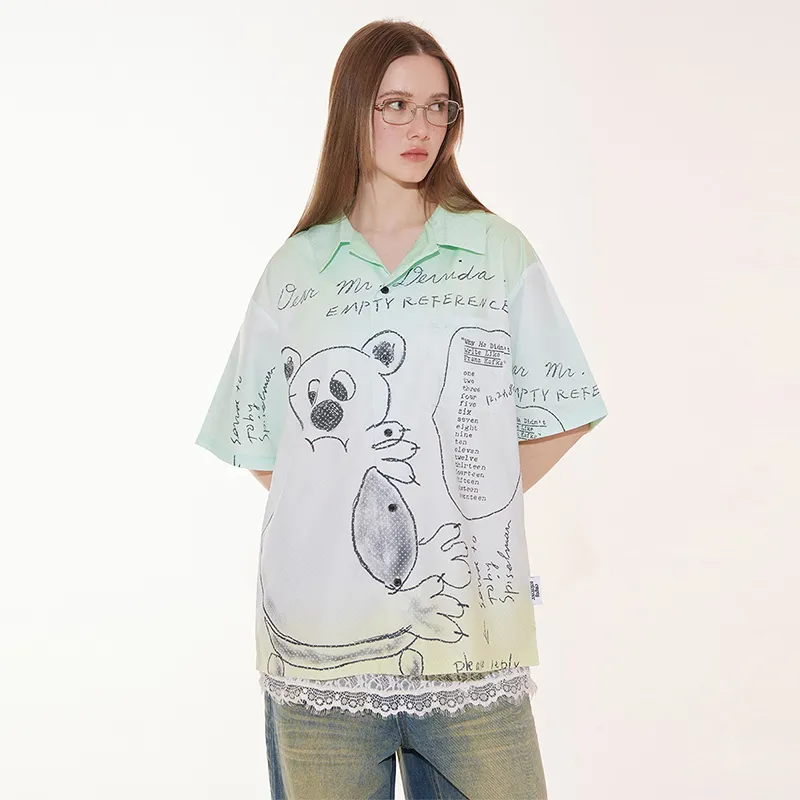 EMPTY REFERENCE Shirts Unisex Green-4