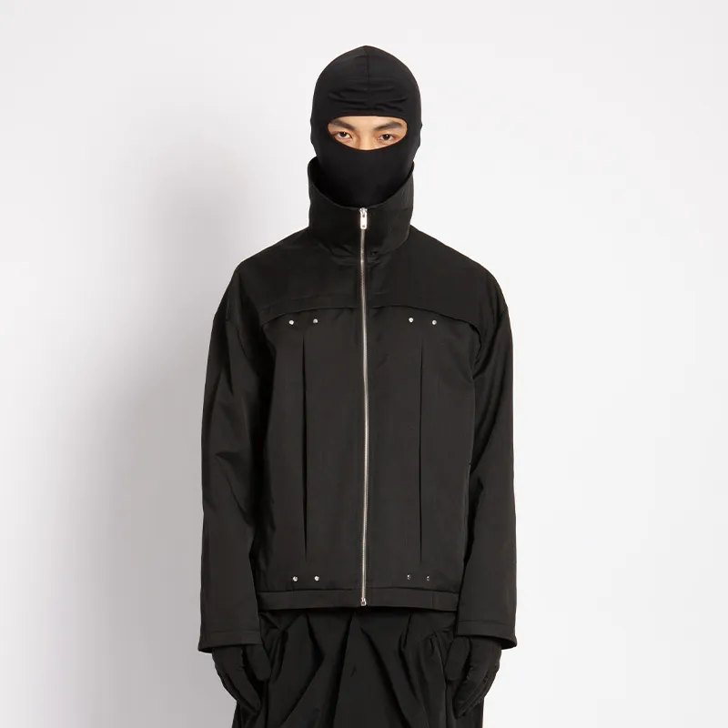 EMPTY REFERENCE x STUBBORN VISION Jacket Unisex Black-2