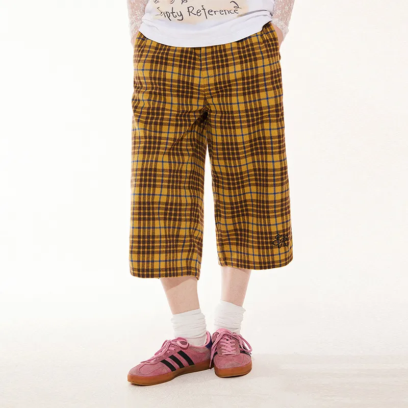 EMPTY REFERENCE Casual Shorts Unisex Yellow-5