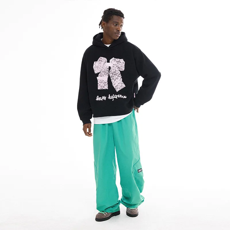 EMPTY REFERENCE Casual Pants Unisex Green-5