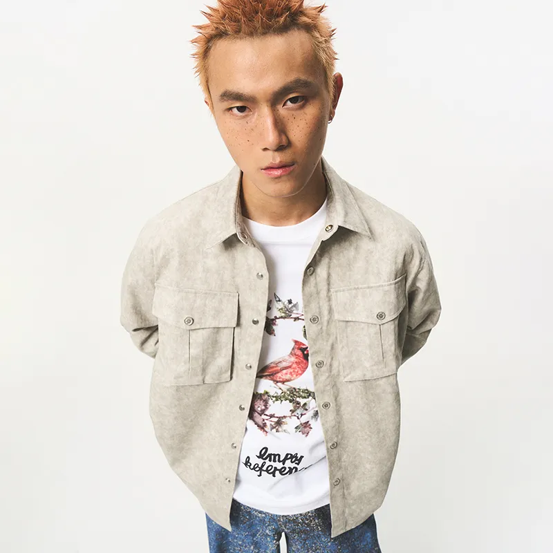 EMPTY REFERENCE Shirt Unisex Gray-3