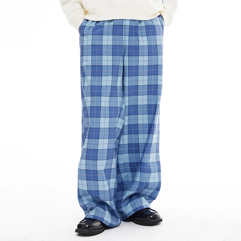 EMPTY REFERENCE Casual Pants Unisex Blue-3