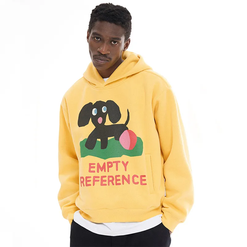 EMPTY REFERENCE Sweatshirt Unisex Yellow-3