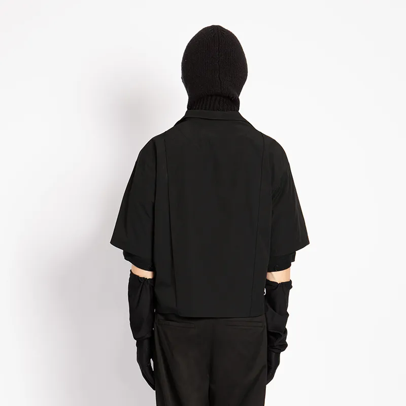 EMPTY REFERENCE x STUBBORN VISION Shirt Unisex Black-4