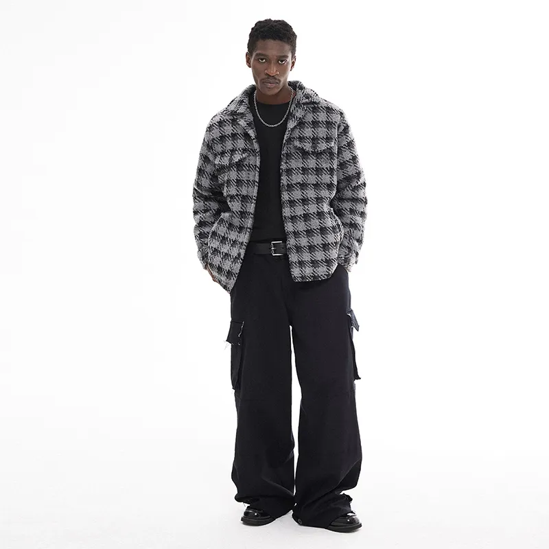 EMPTY REFERENCE Jackets Coats Unisex Gray-5