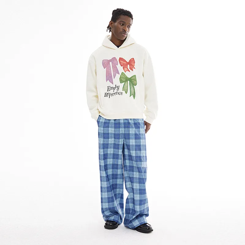 EMPTY REFERENCE Casual Pants Unisex Blue-6