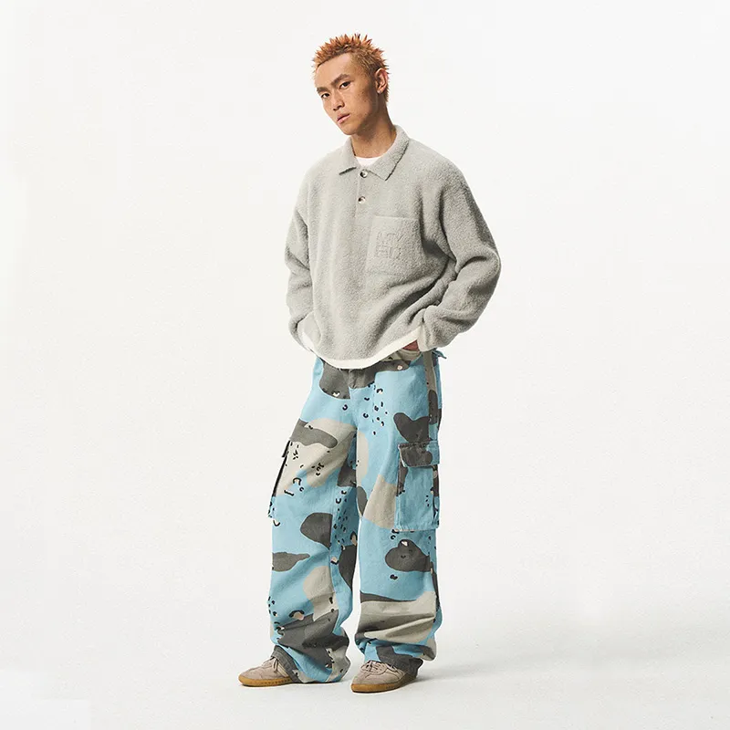 EMPTY REFERENCE Sweater Unisex Gray-6
