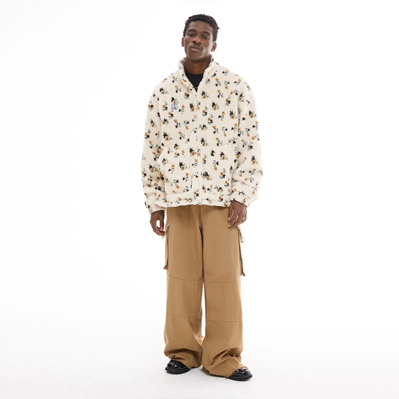 EMPTY REFERENCE Jackets Coats Unisex Apricot-4