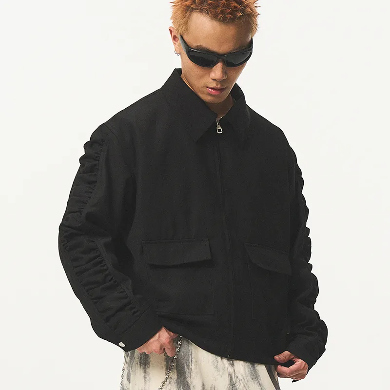 EMPTY REFERENCE Jackets Coats Unisex Black-6