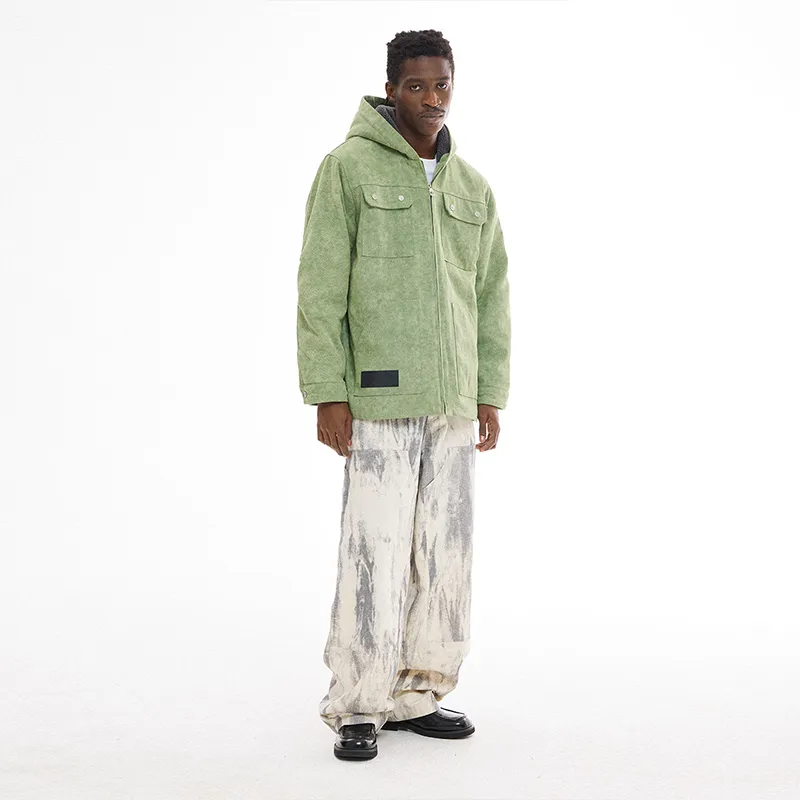 EMPTY REFERENCE Jackets Coats Unisex Green-4