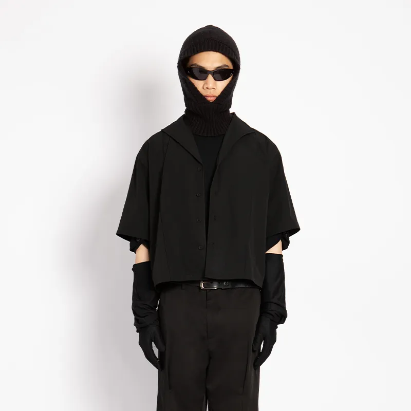 EMPTY REFERENCE x STUBBORN VISION Shirt Unisex Black-2