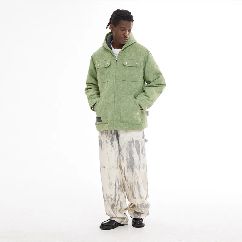 EMPTY REFERENCE Jackets Coats Unisex Green-2