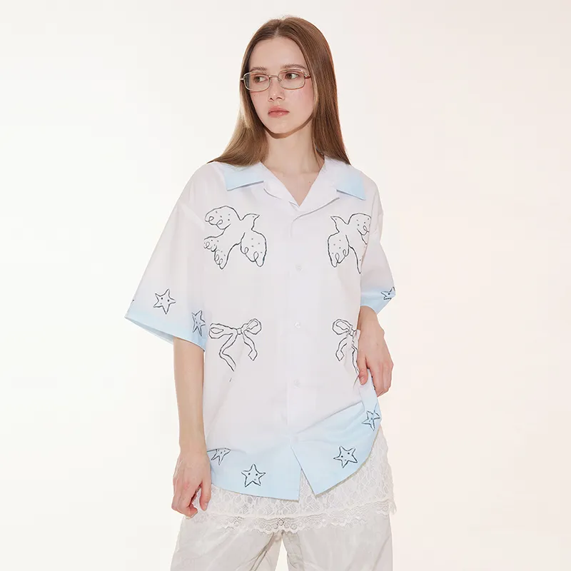 EMPTY REFERENCE Shirts Unisex White-4