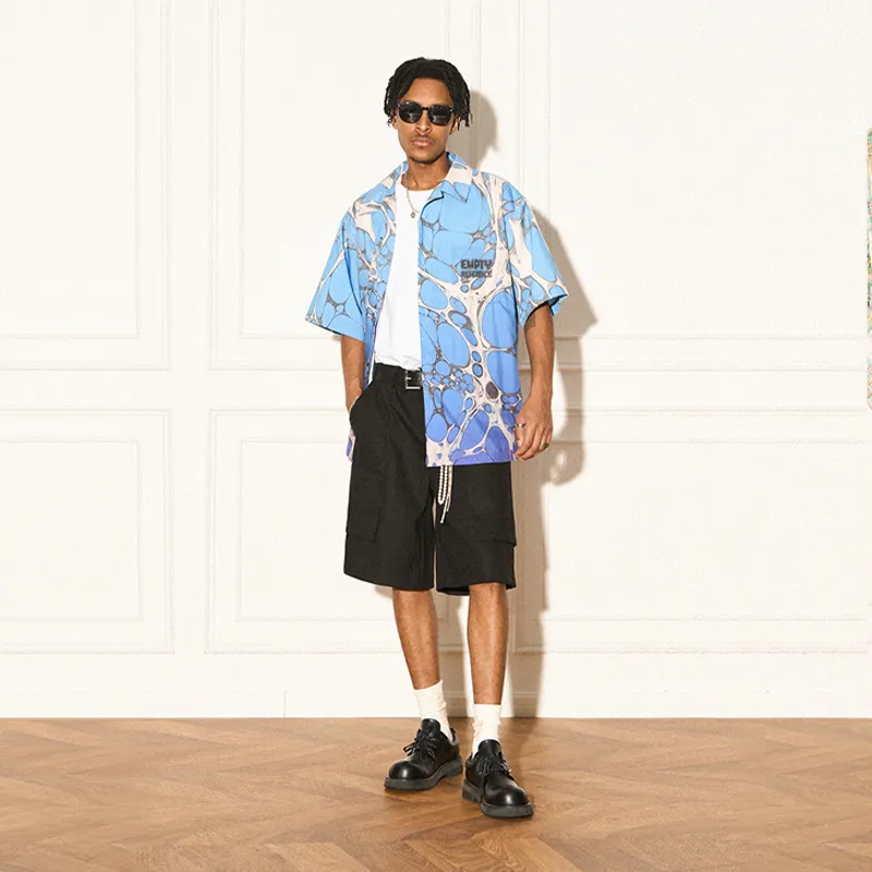 EMPTY REFERENCE Cargo Shorts Unisex Black-2