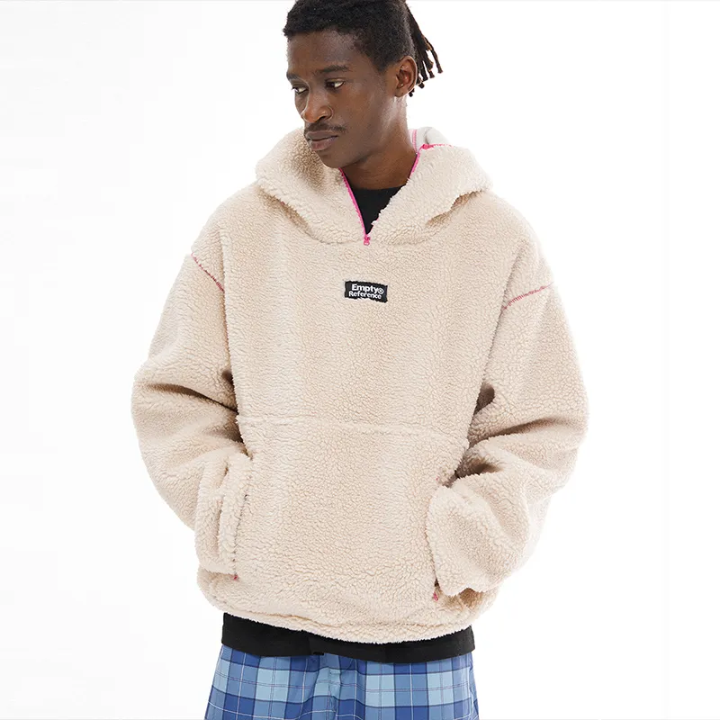 EMPTY REFERENCE Jackets Coats Unisex Apricot-3