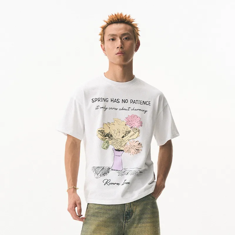 EMPTY REFERENCE x REVERSE IRONY T Shirt Unisex White-4