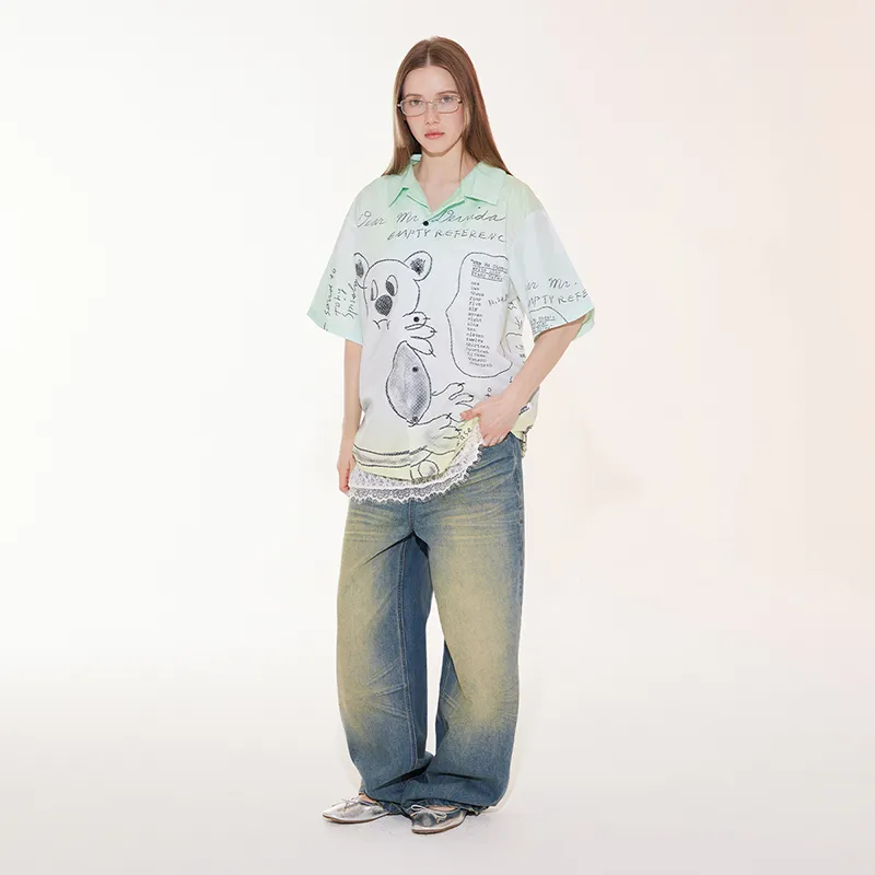 EMPTY REFERENCE Shirts Unisex Green-5