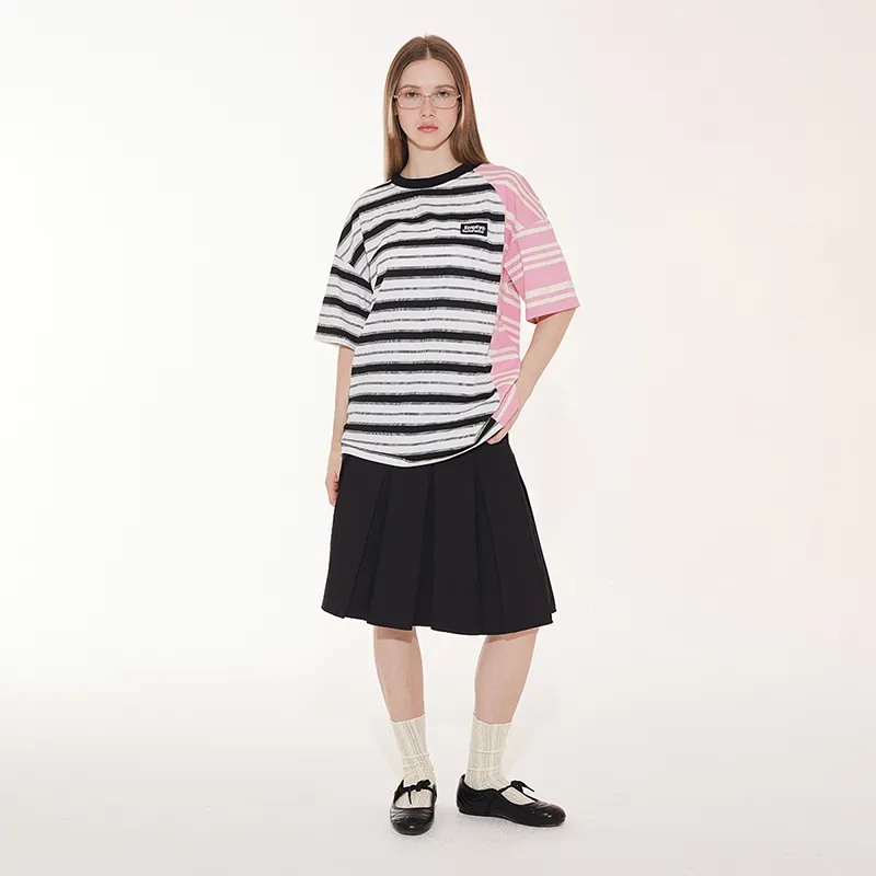 EMPTY REFERENCE T Shirts Unisex Black & Pink-3