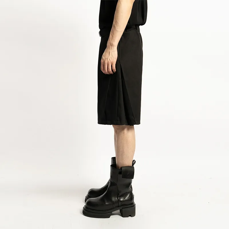 EMPTY REFERENCE x STUBBORN VISION Casual Shorts Unisex Black-4