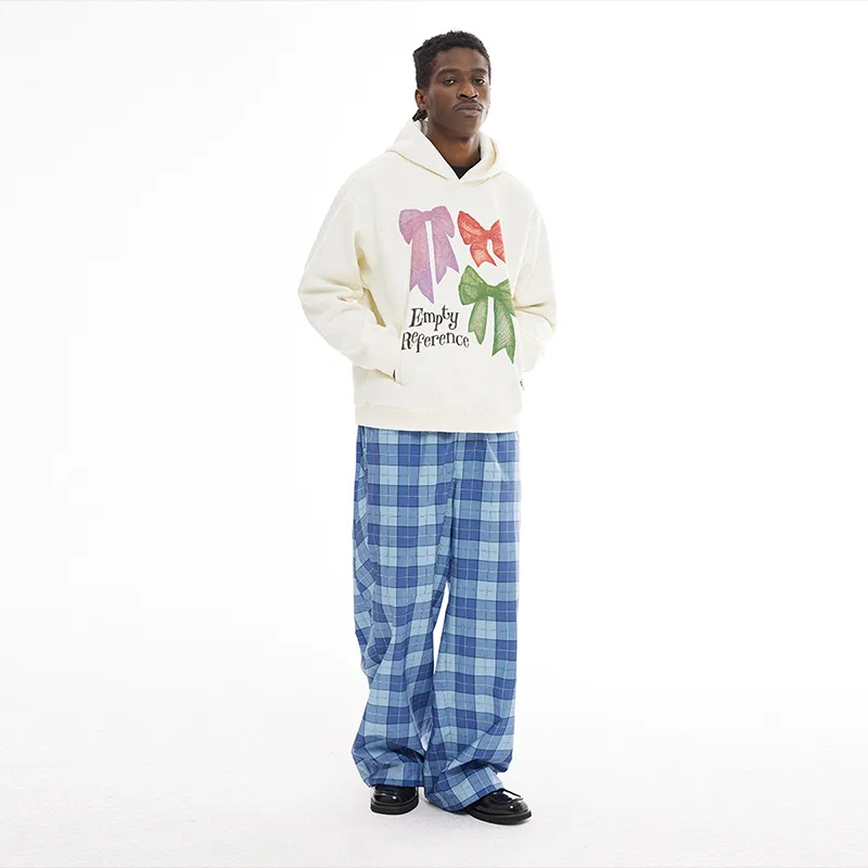 EMPTY REFERENCE Casual Pants Unisex Blue-2