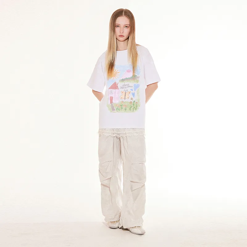 EMPTY REFERENCE T Shirts Unisex White-5