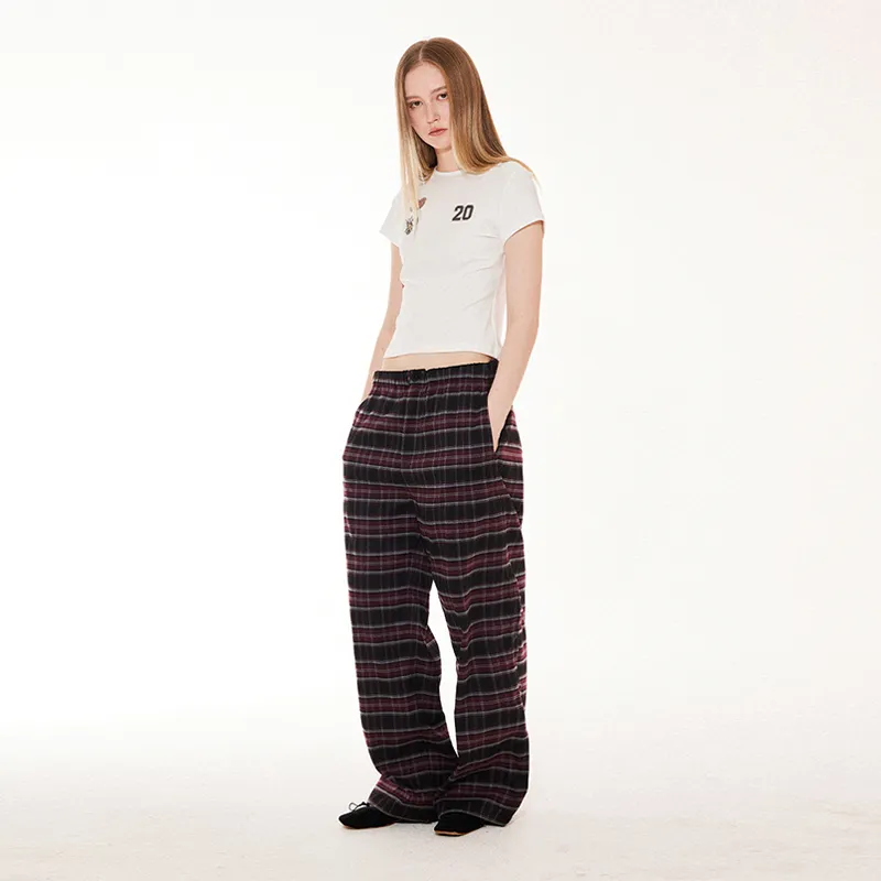 EMPTY REFERENCE Casual Pants Unisex Purple-4