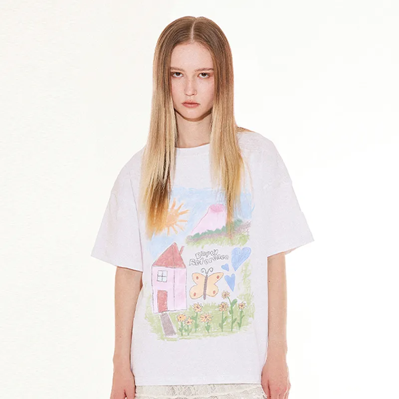 EMPTY REFERENCE T Shirts Unisex White-6