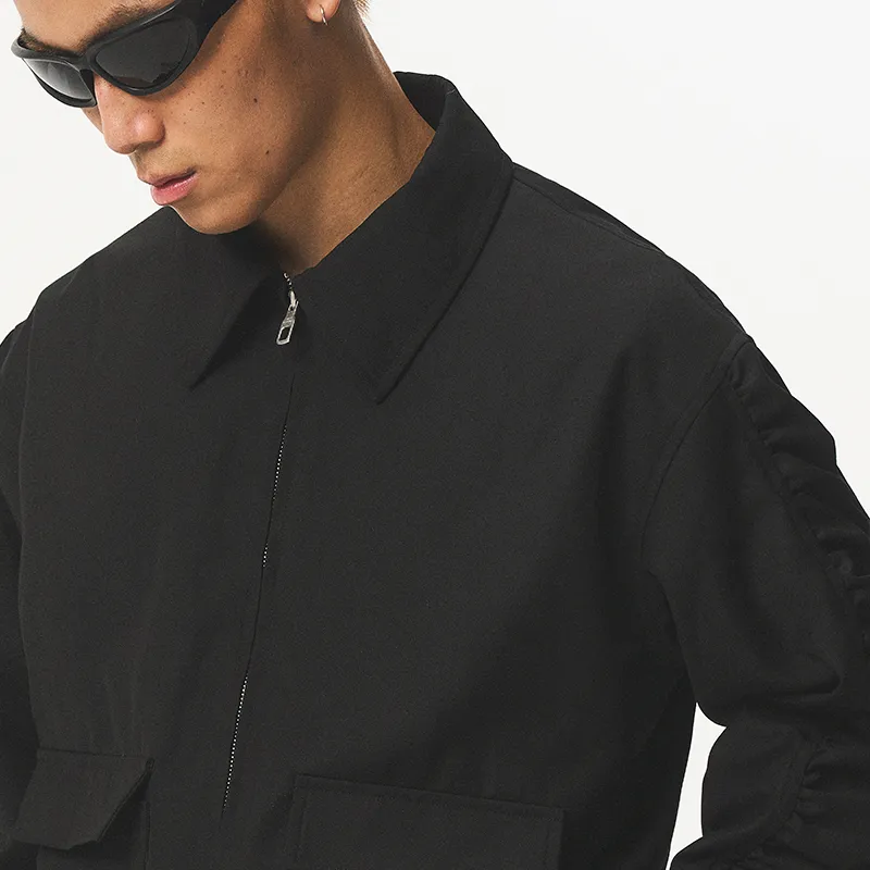 EMPTY REFERENCE Jackets Coats Unisex Black-4