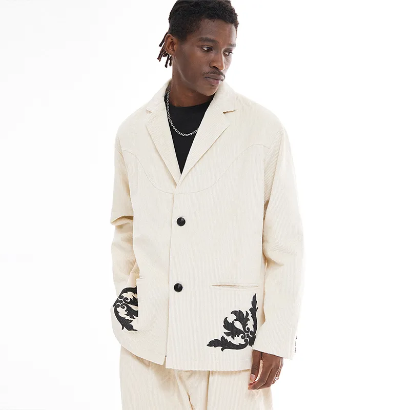 EMPTY REFERENCE Business Suit Unisex Beige-3