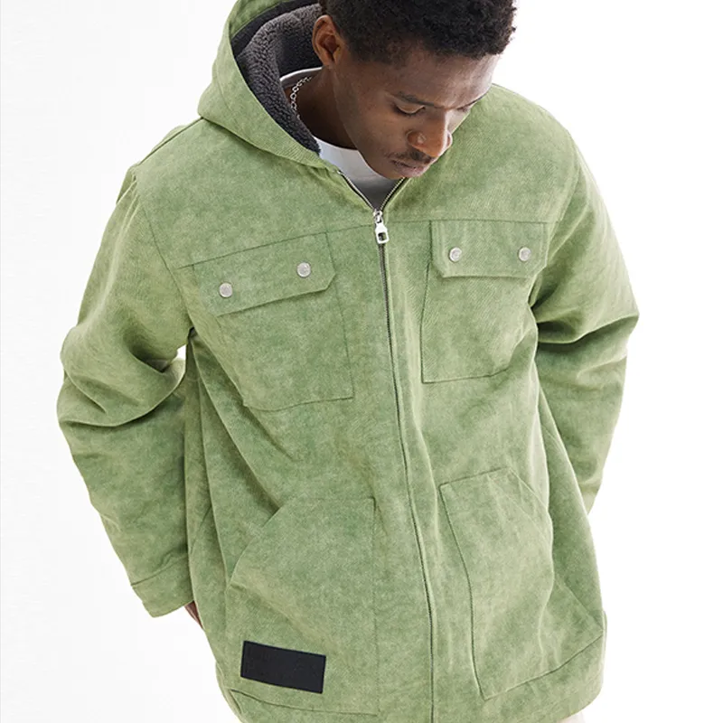 EMPTY REFERENCE Jackets Coats Unisex Green-3