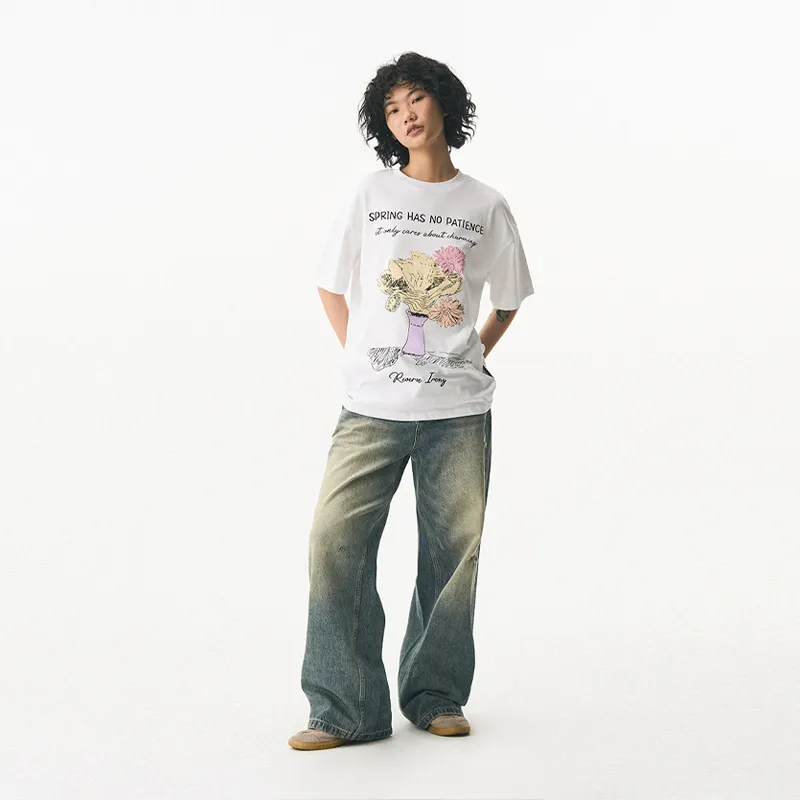 EMPTY REFERENCE x REVERSE IRONY T Shirt Unisex White-2
