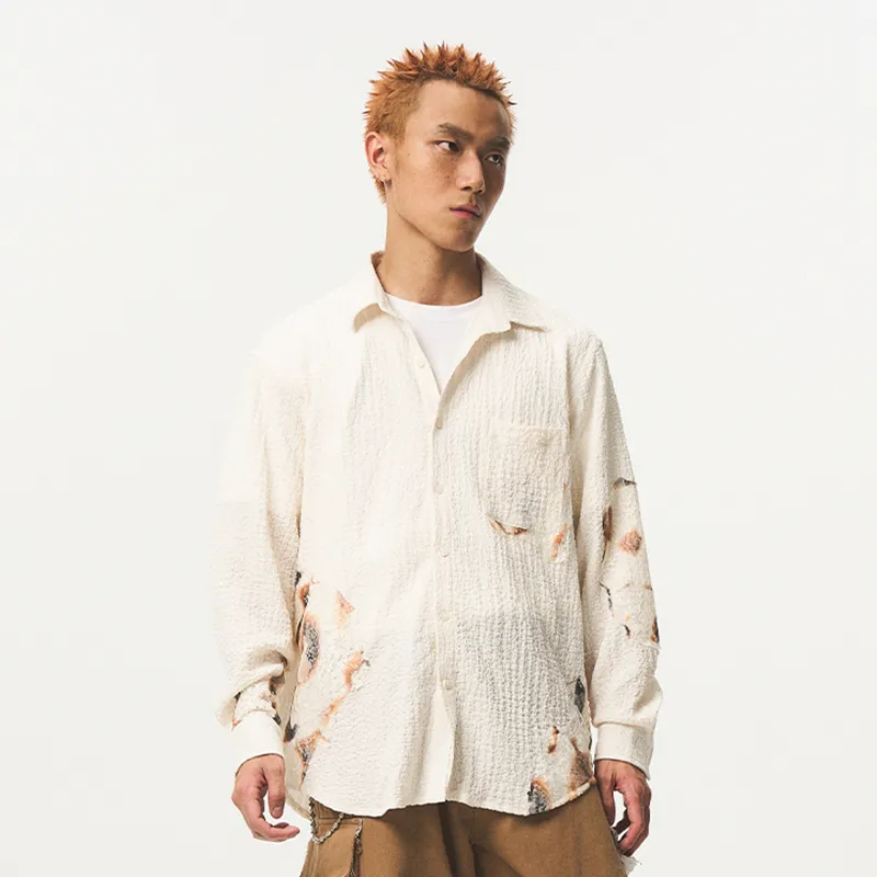 EMPTY REFERENCE Shirt Unisex Beige-2